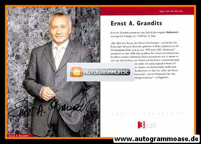 Autogramm TV | 3sat | Ernst A. GRANDITS | 2000er "Kulturzeit"