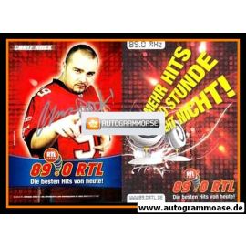 Autogramm Radio | 89.0 RTL | Chriz ROCK | 2010er (Portrait Color) rot