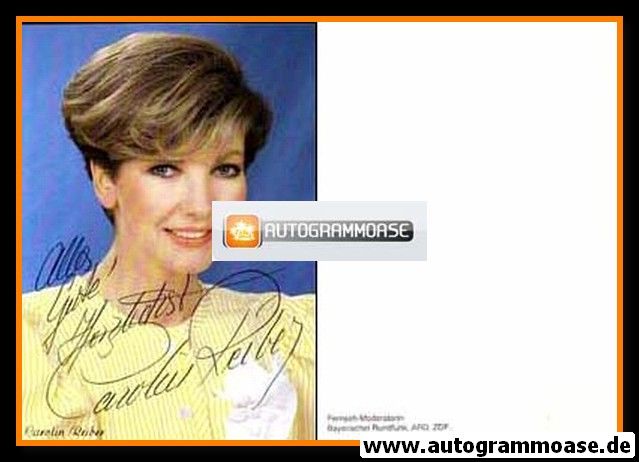 Autogramm TV / Volksmusik | Carolin REIBER | 1990er (Portrait Color)