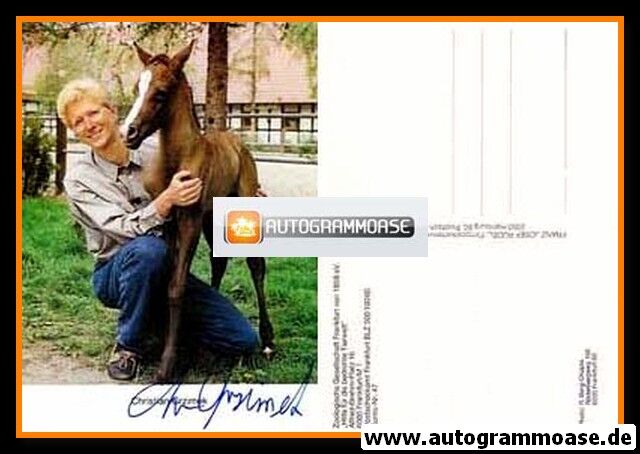 Autogramm Wissenschaft | Christian GRZIMEK | 1990er (Zoologische Gesellschaft)