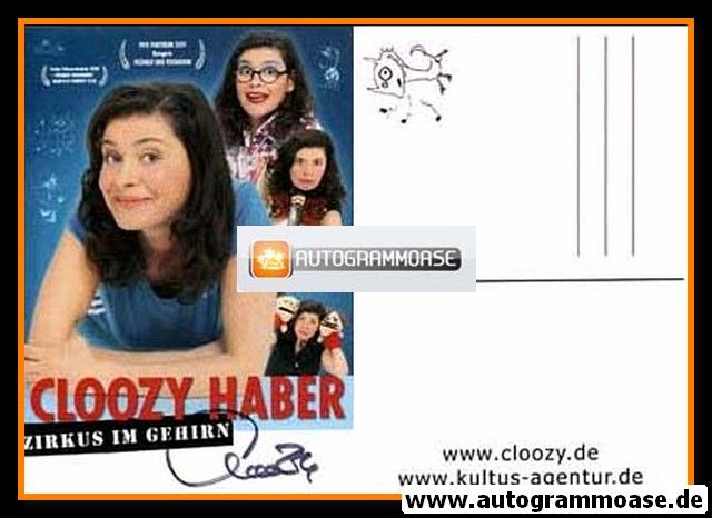 Autogramm Comedy | Cloozy HABER | 2010er "Zirkus Im Gehirn"
