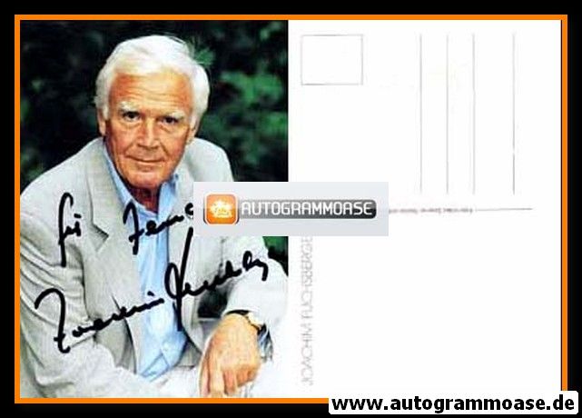 Autogramm Schauspieler | Joachim FUCHSBERGER | 1990er (Portrait Color) Sessner