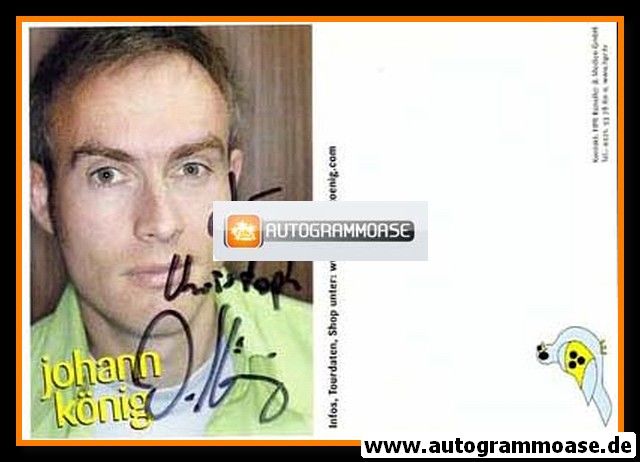 Autogramm Comedy | Johann KÖNIG | 2000er (Portrait Color)