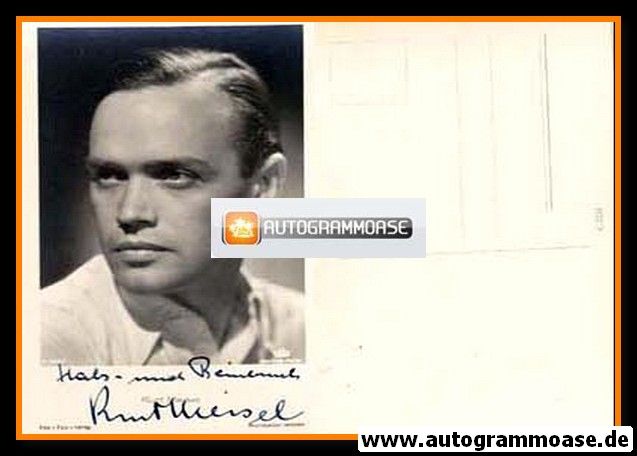 Autogramm Schauspieler | Kurt MEISEL | 1930er (Portrait SW) FFV A3459-1
