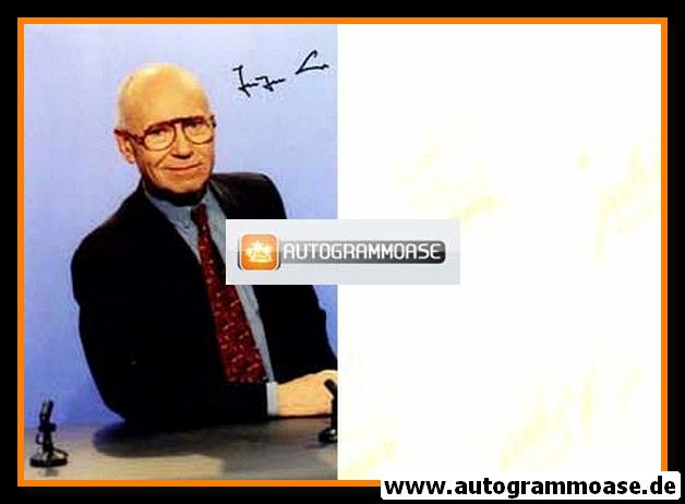 Autogramm TV | ARD | Jürgen ENGERT | 2000er Foto (Portrait Color)