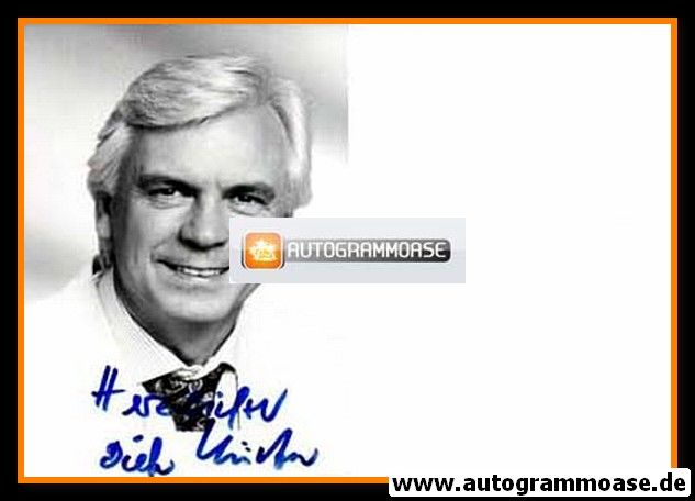 Autogramm TV | ZDF | Dieter KÜRTEN | 1990er Foto (Portrait SW)