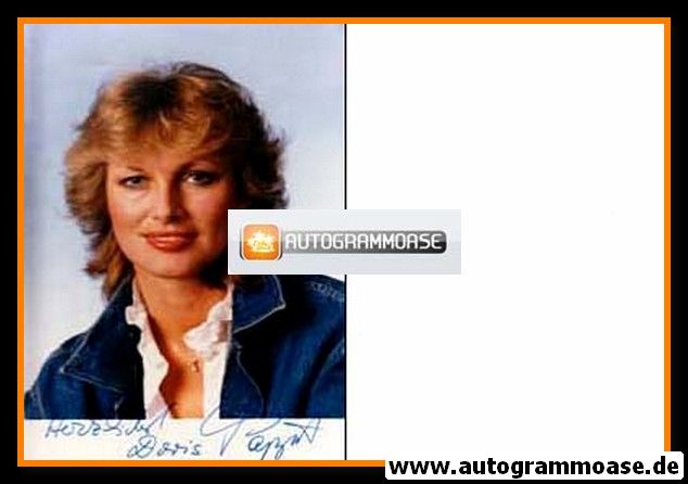 Autogramm TV | ZDF | Doris PAPPERITZ | 1990er Foto (Portrait Color)