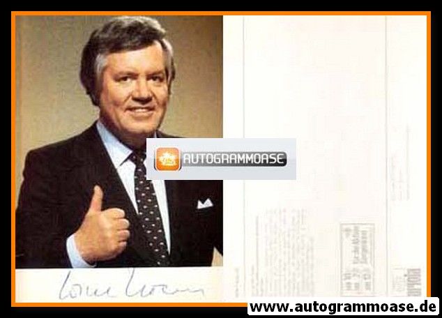 Autogramm TV | ZDF | Wim THOELKE | 1980er "Der Grosse Preis" (Portrait Color) Ariola