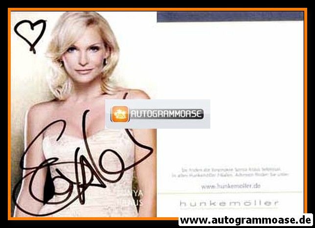 Autogramm Model / TV | Sonya KRAUS | 2000er (Portrait Color SEXY) Hunkemöller 2