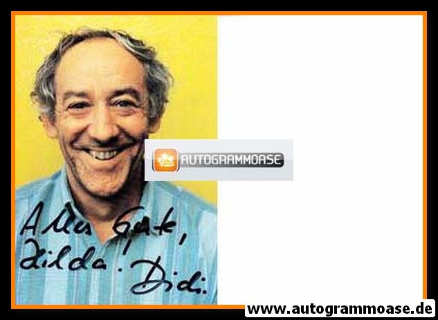 Autogramm Comedy | Dieter HALLERVORDEN | 1990er (Portrait Color)