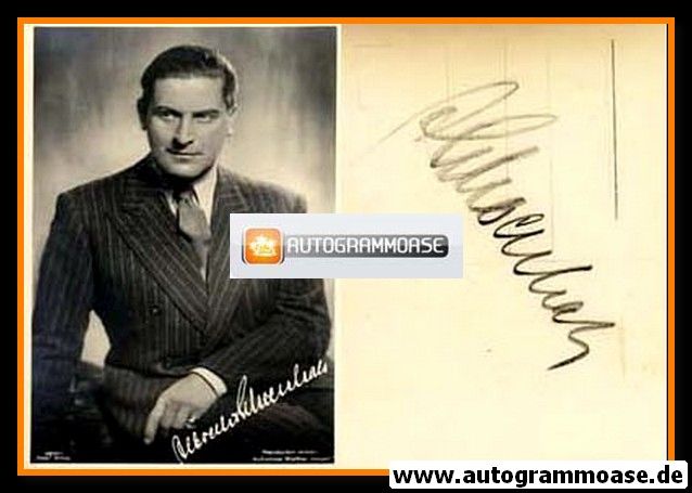 Autogramm Schauspieler | Albrecht SCHOENHALS | 1920er (Portrait SW) Ross 9879/1