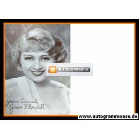 Autogramm Schauspieler | Joan BLONDELL | 1920er Druck (Portrait SW)