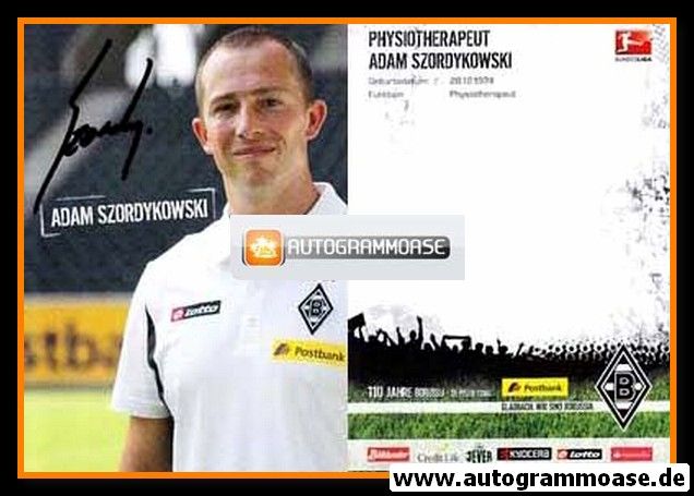 Autogramm Fussball | Borussia Mönchengladbach | 2010 | Adam SZORDYKOWSKI