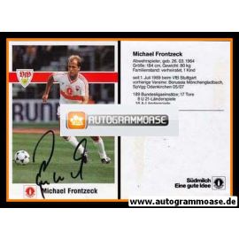 Autogramm Fussball | VfB Stuttgart | 1989 | Michael FRONTZECK