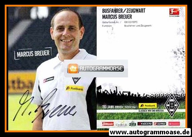 Autogramm Fussball | Borussia Mönchengladbach | 2010 | Marcus BREUER