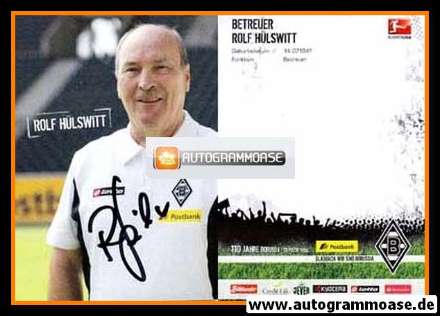 Autogramm Fussball | Borussia Mönchengladbach | 2010 | Rolf HÜLSWITT