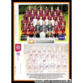 Mannschaftskarte Fussball | FC Bayern München | 2014