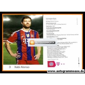 Autogramm Fussball | FC Bayern München | 2014 | Xabi ALONSO