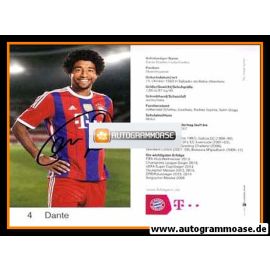 Autogramm Fussball | FC Bayern München | 2014 | DANTE