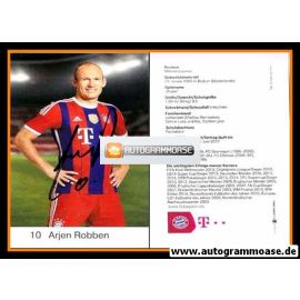 Autogramm Fussball | FC Bayern München | 2014 | Arjen ROBBEN