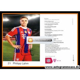 Autogramm Fussball | FC Bayern München | 2014 | Philipp LAHM