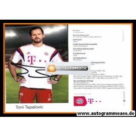 Autogramm Fussball | FC Bayern München | 2014 | Toni TAPALOVIC