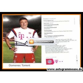 Autogramm Fussball | FC Bayern München | 2014 | Domenec TORRENT
