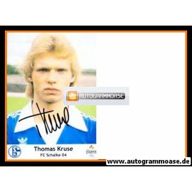 Autogramm Fussball | FC Schalke 04 | 1970er Foto Stern | Thomas KRUSE