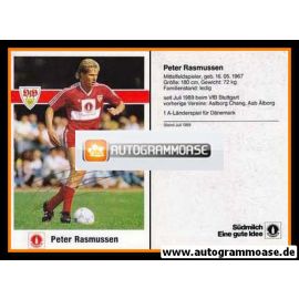 Autogramm Fussball | VfB Stuttgart | 1989 | Peter RASMUSSEN