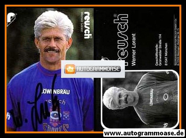 Autogramm Fussball | 1990er Reusch | Werner LORANT (TSV 1860 München)