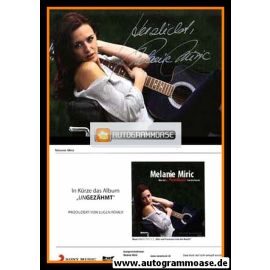 Autogramm Schlager | Melanie MIRIC | 2012 "Ungezähmt" (Sony) 1
