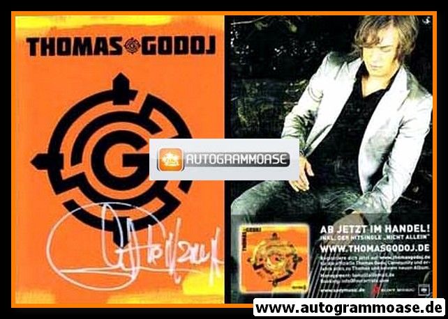 Autogramm Pop | Thomas GODOJ | 2009 "Richtung G" (Portrait Color) DSDS