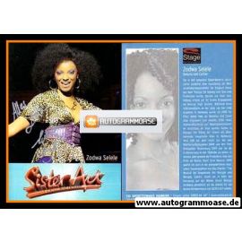 Autogramm Musical | Zodwa SELELE | 2010er "Sister Act"