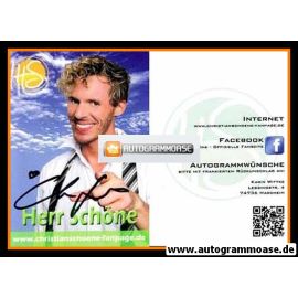 Autogramm Musical | Christian SCHÖNE | 2010er (Herr Schöne) DSDS