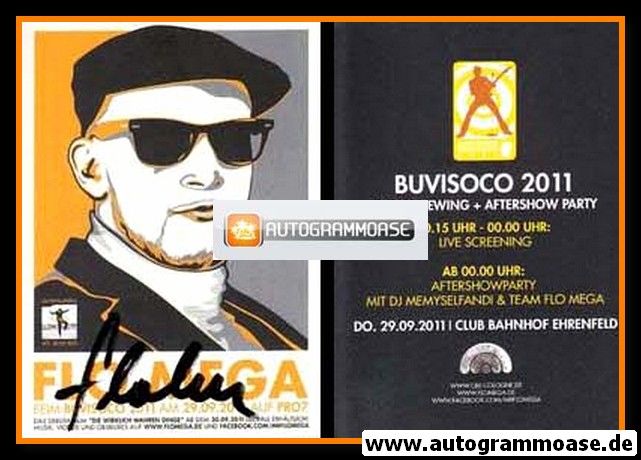 Autogramm Soul | Flo MEGA | 2011 (Portrait Pop-Art)