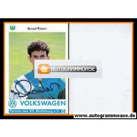 Autogramm Fussball | VfL Wolfsburg | 1993 | Bernd WINTER