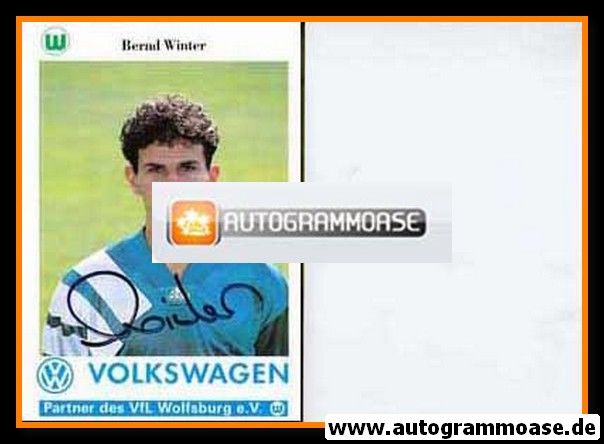 Autogramm Fussball | VfL Wolfsburg | 1993 | Bernd WINTER