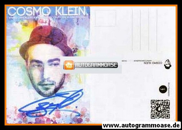 Autogramm Musik | Cosmo KLEIN | 2010er (Portrait Pop-Art)