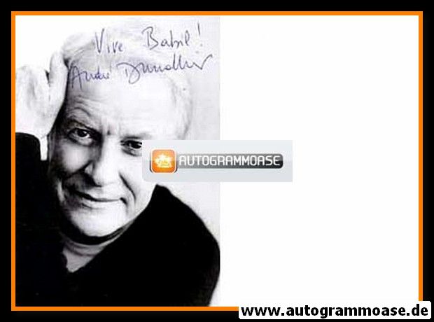 Autogramm Film (FR) | Andre DUSSOLLIER | 2000er (Portrait SW)