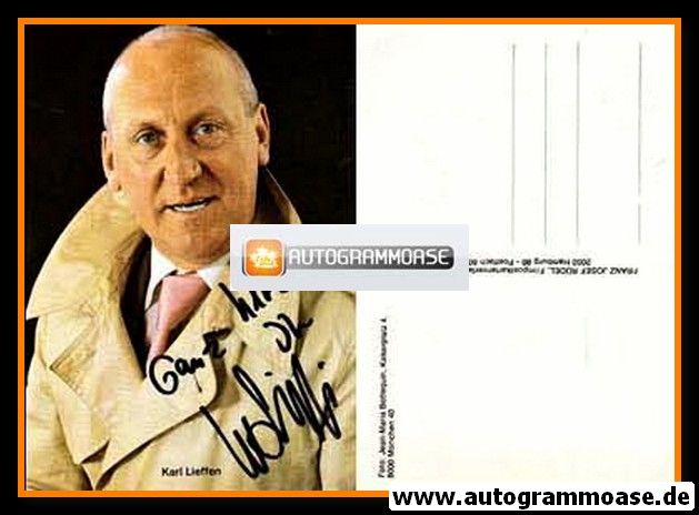 Autogramm Schauspieler | Karl LIEFFEN | 1980er (Portrait Color Rüdel) Bottequin