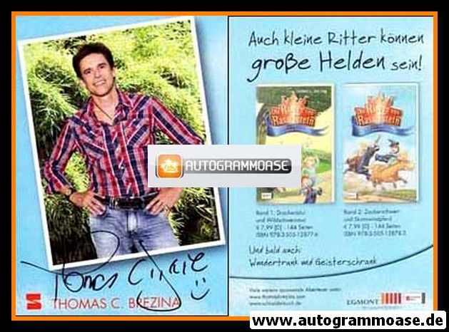 Autogramm Literatur | Thomas BREZINA | 2010er "Ritter Von Rasselstein"