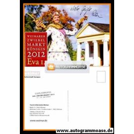 Autogramm Celebrity | EVA I. | 2012 (Weimarer Zwiebelmarktkönigin)