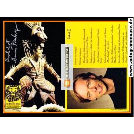 Autogramm Musical | Hans PIESBERGEN | 2003 "Der König Der Löwen"