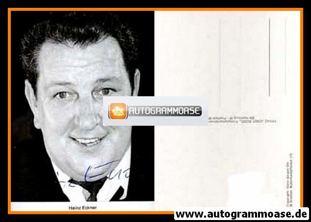Autogramm Schauspieler | Heinz ECKNER | 1970er (Portrait SW Rüdel)
