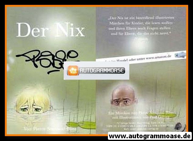 Autogramm Schauspieler | Pierre SANOUSSI-BLISS | 2006 "Der Nix"