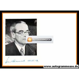 Autogramm Politik | CDU | Otto Fürst Von BISMARCK | 1964 (Portrait SW)