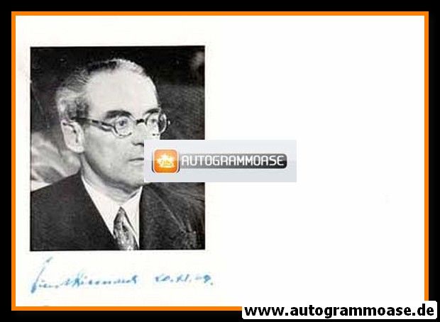 Autogramm Politik | CDU | Otto Fürst Von BISMARCK | 1964 (Portrait SW)