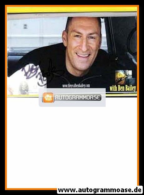 Autogramm Film (USA) | Ben BAILEY | 2000er "Cash Cab" (Portrait Color XL)