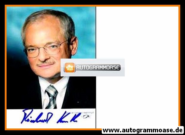 Autograph Wissenschaft | Reinhard KURTH | 2000er Foto (Robert Koch)