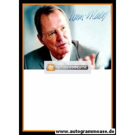 Autogramm Wirtschaft | Hans Olaf HENKEL | 2000er Foto (Portrait Color)